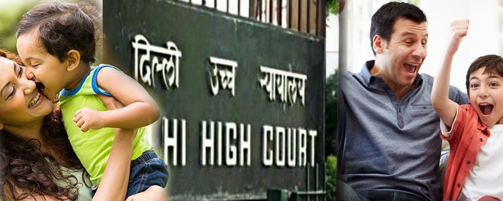 The Delhi High Court gave the child the right to meet his presumed father