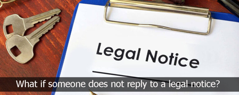 What If Someone Does Not Reply To A Legal Notice?