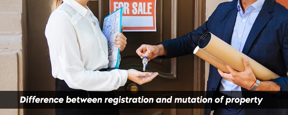 Difference between registration and mutation of property