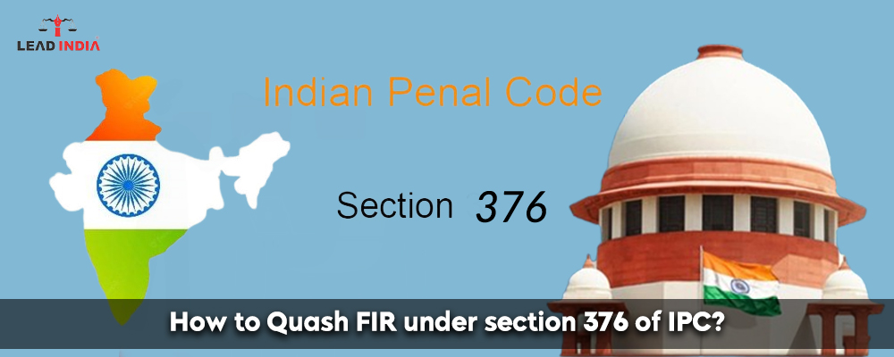 How To Quash FIR Under Section 376 of IPC