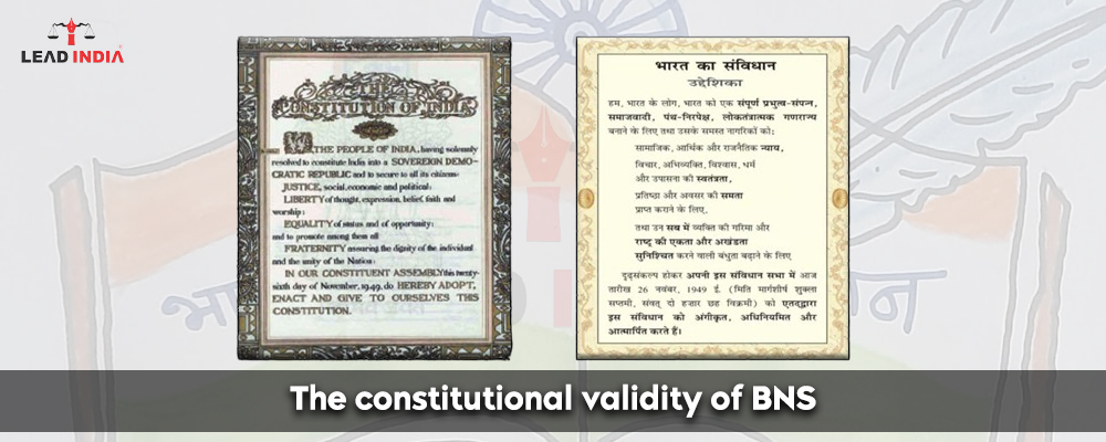 The Constitutional Validity Of Bns