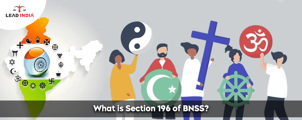 What is Section 196 of BNSS?