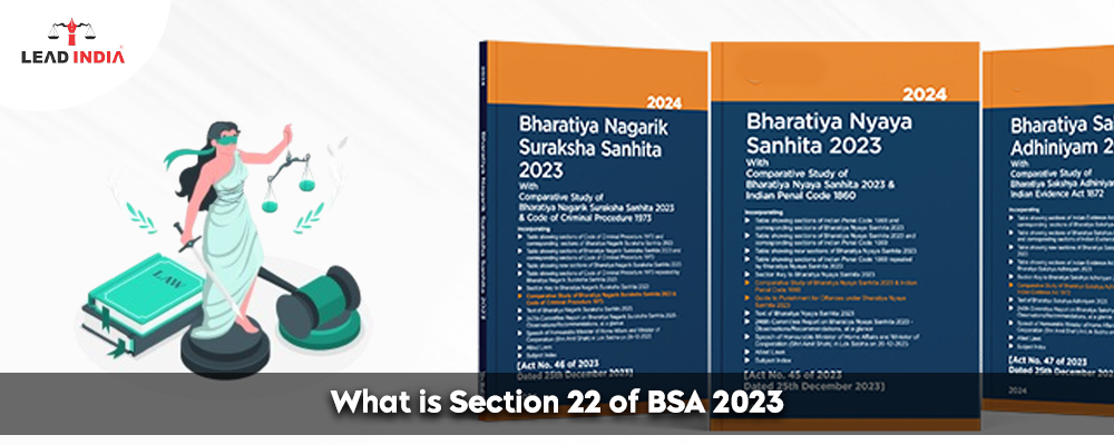 What is Section 22 of BSA 2023