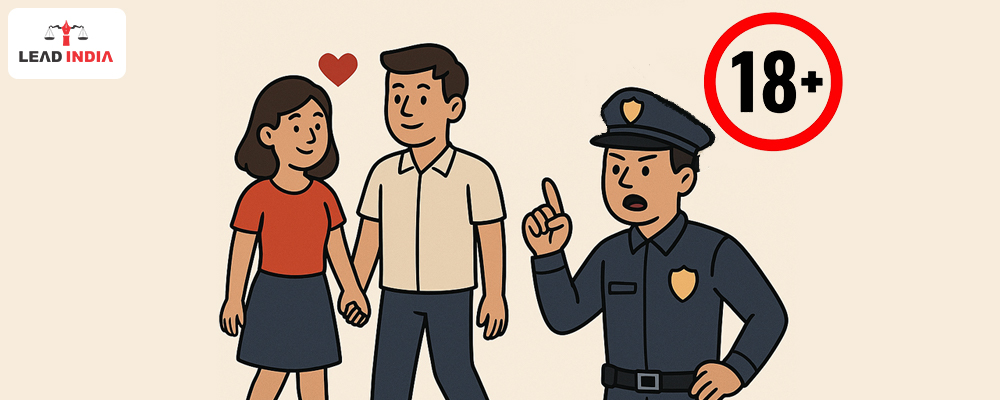 Is it illegal for couples to display their love in public places